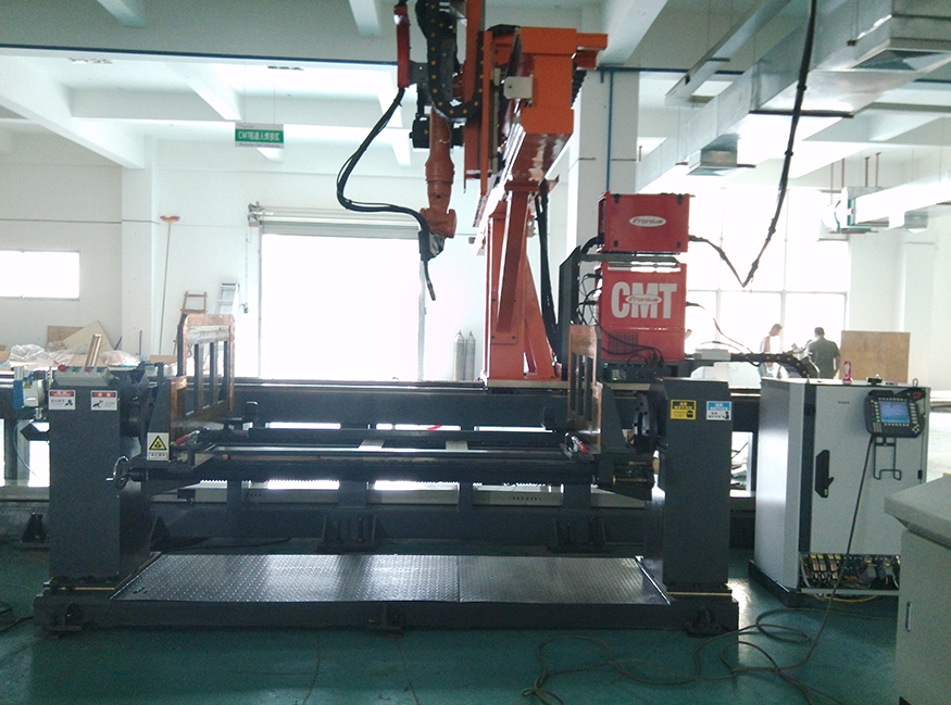 不锈钢充气柜KMC机器人冷弧焊接系统